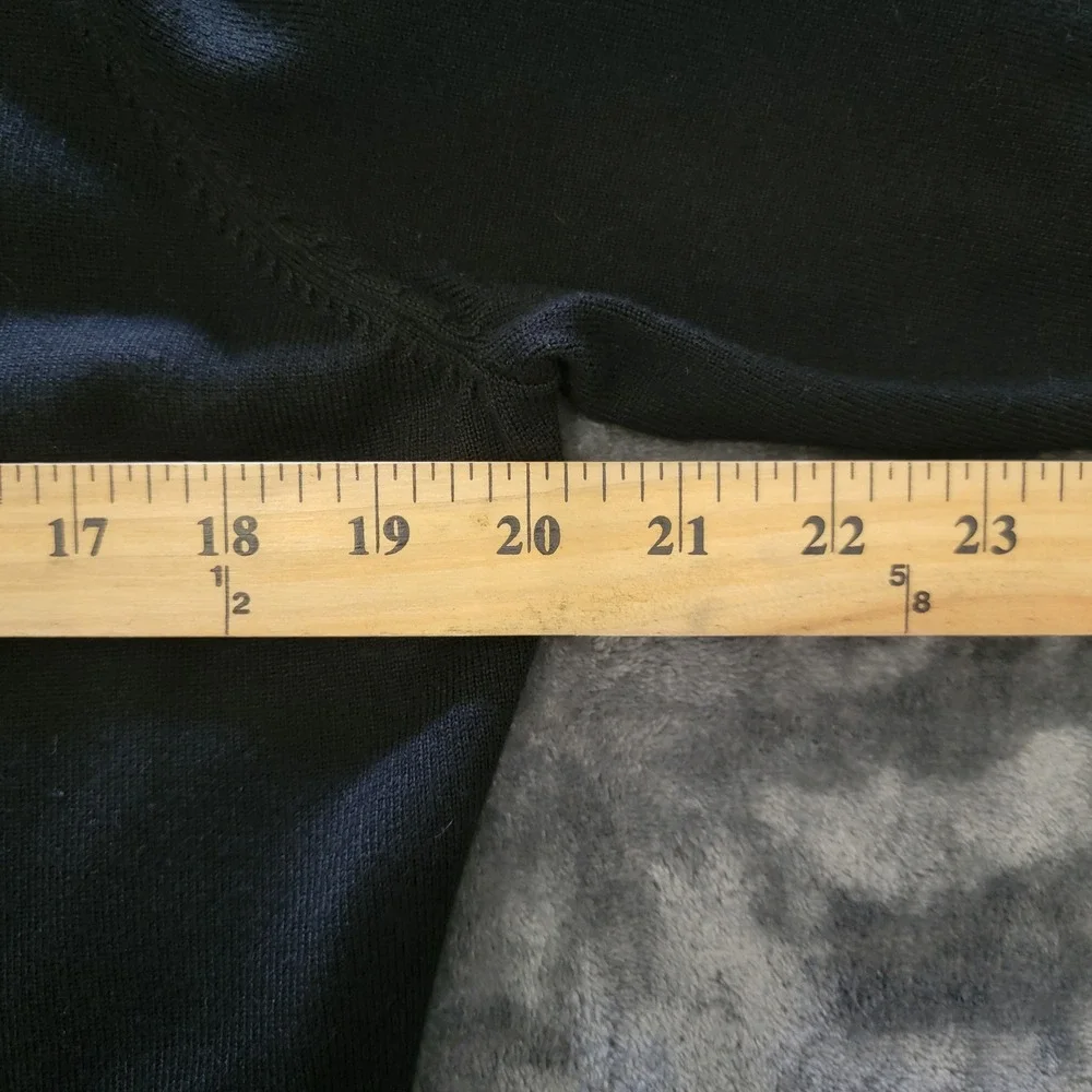 Charter Club Cardigan Women XL Black Button Front Long Sleeve Knit Sweater NWT - Picture 6 of 7